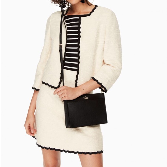 Kate Spade ♠️ NWT Black Convertible Crossbody Bag - Picture 4 of 8